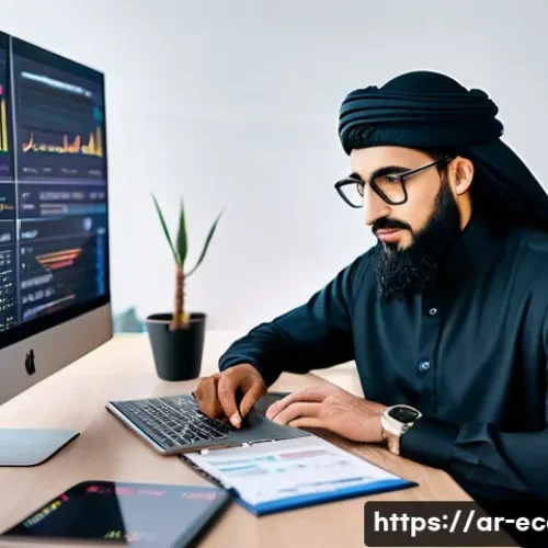 Home 33 전자상거래 실무에서 경험한 온라인 광고 캠페인 성공 사례 - A professional Middle Eastern digital marketing expert analyzing multi-platform ad campaign data on ...
